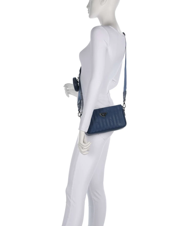 Maison Mollerus Vinerus Zell Schultertasche deep blau
