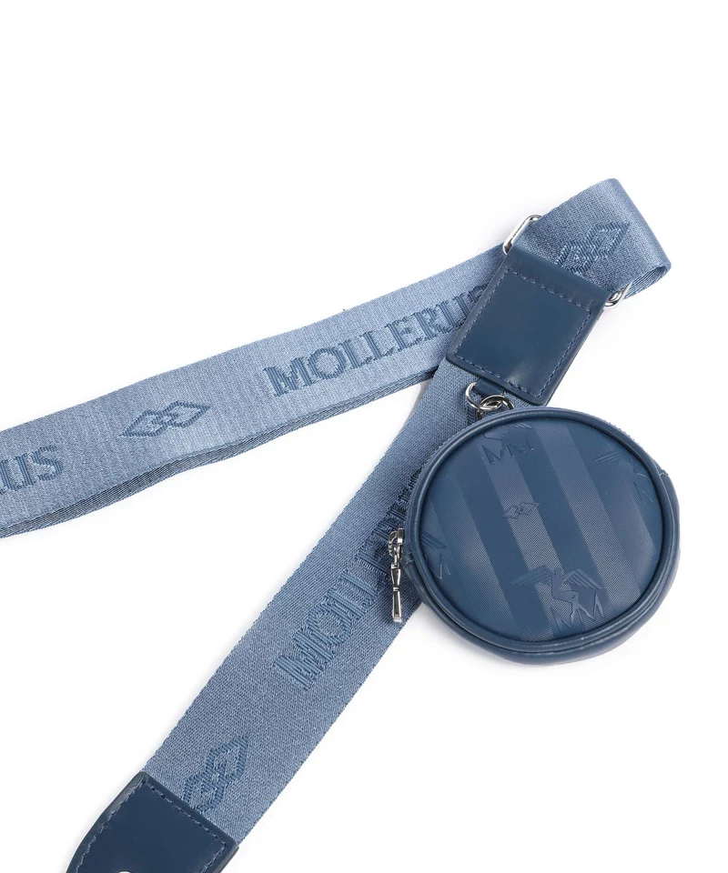 Maison Mollerus Vinerus Zell Schultertasche deep blau