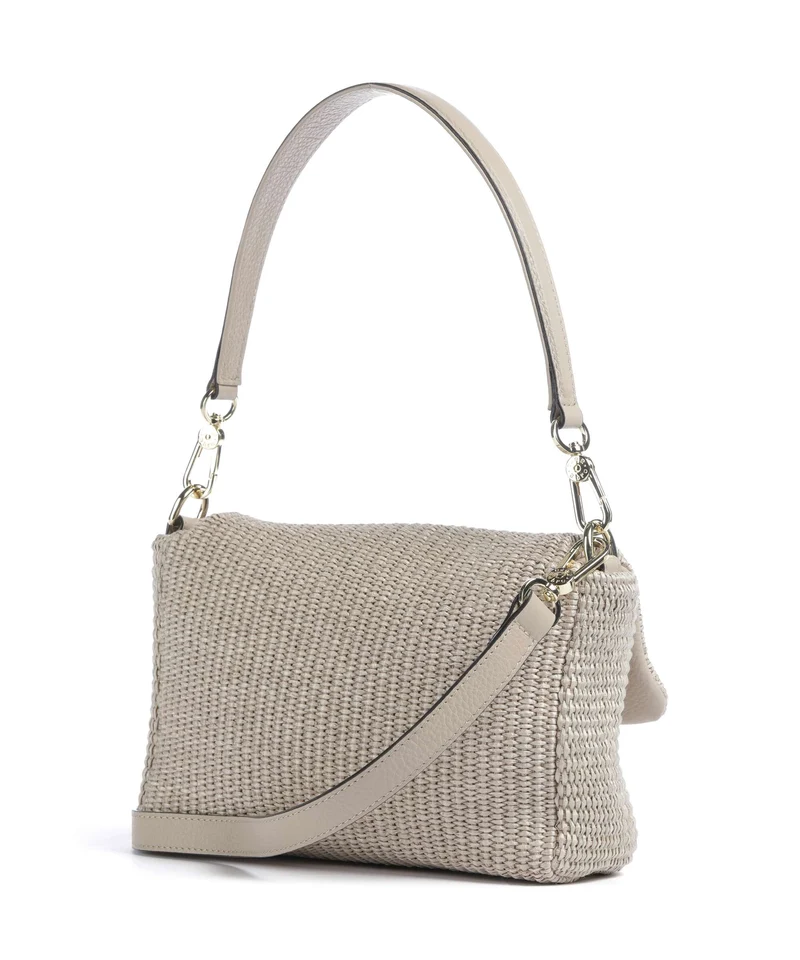 Abro Raffia Classica Temi Schultertasche sahara