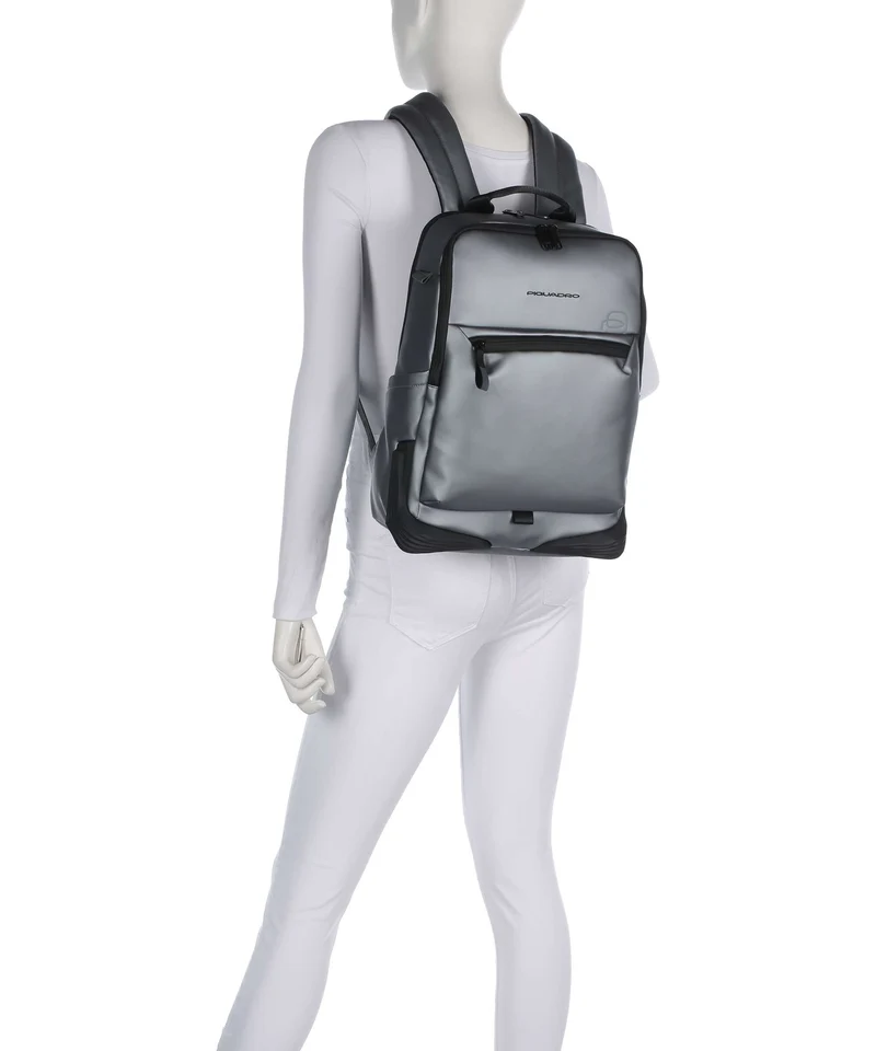 Piquadro Corner 2.0 Rucksack metal grey