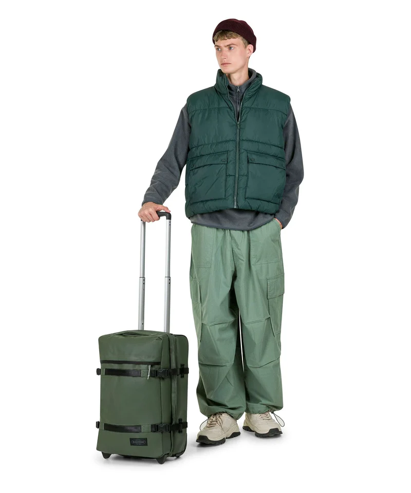 Eastpak Tarp Transit'R S Rollenreisetasche forest