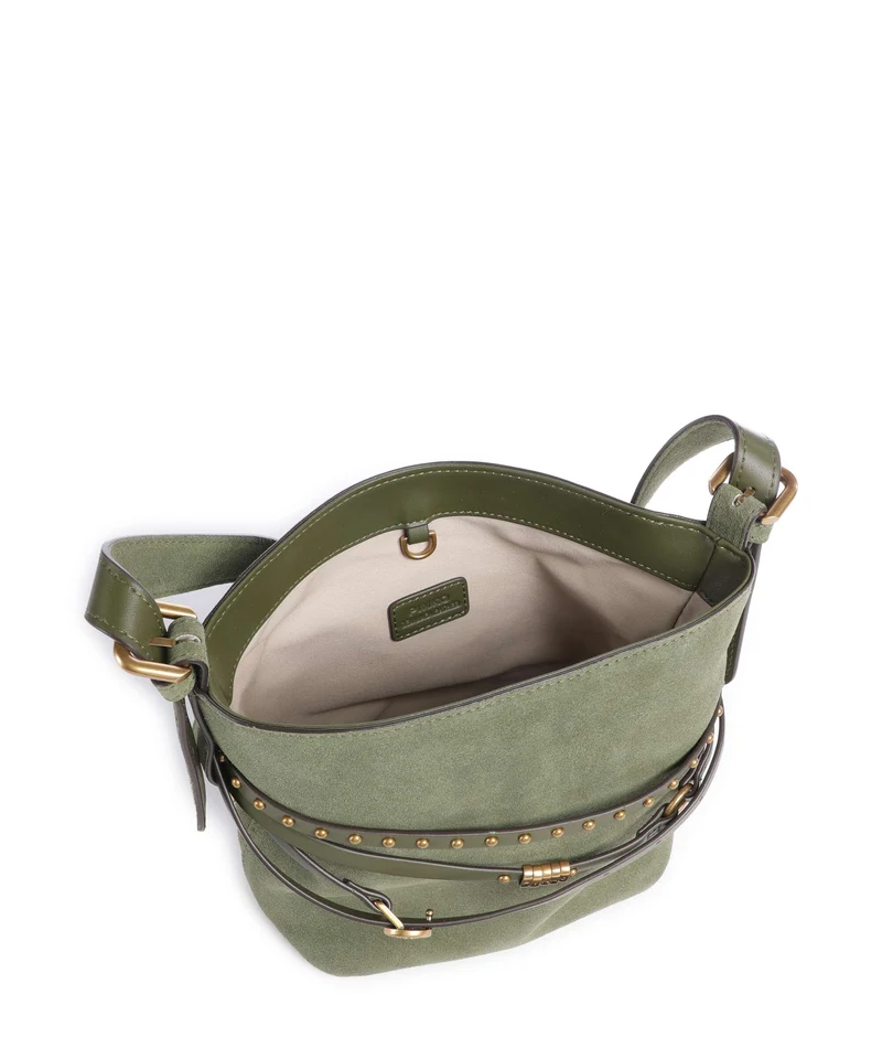 Pinko Belt Mini Bucket Handtasche oliva capulet/antique gold