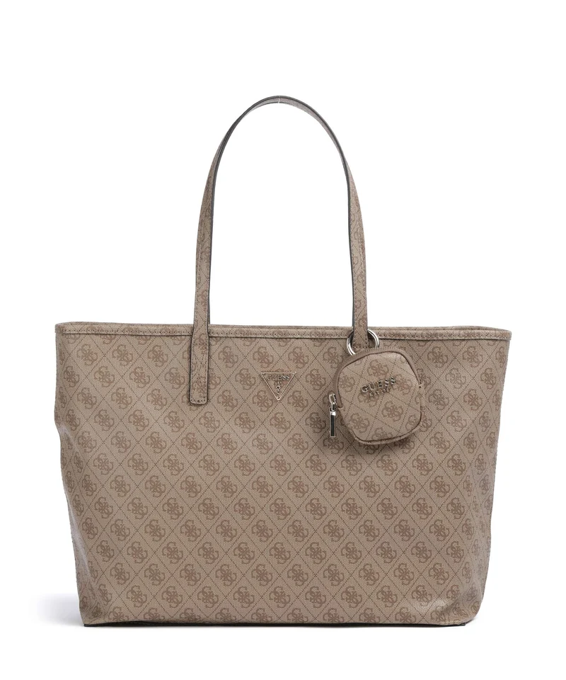 Guess Power Play Shopper latte logo