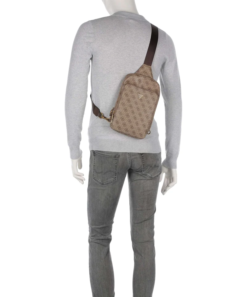 Guess Milano Slingbag beige/brown