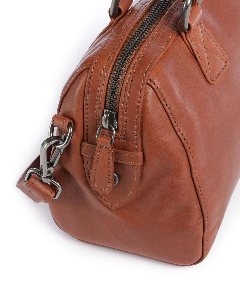 The Chesterfield Brand Wax Pull Up Cow Dalford Handtasche cognac