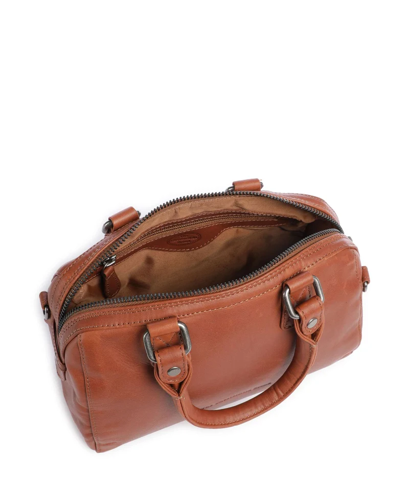The Chesterfield Brand Wax Pull Up Cow Dalford Handtasche cognac