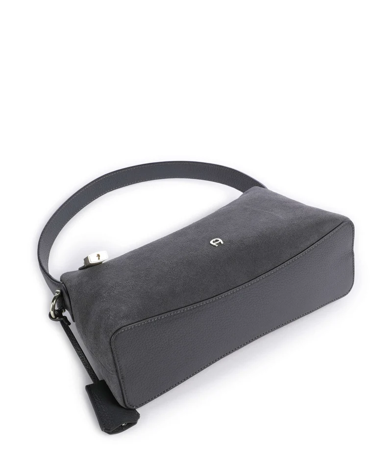 Aigner Delia S Schultertasche night grey