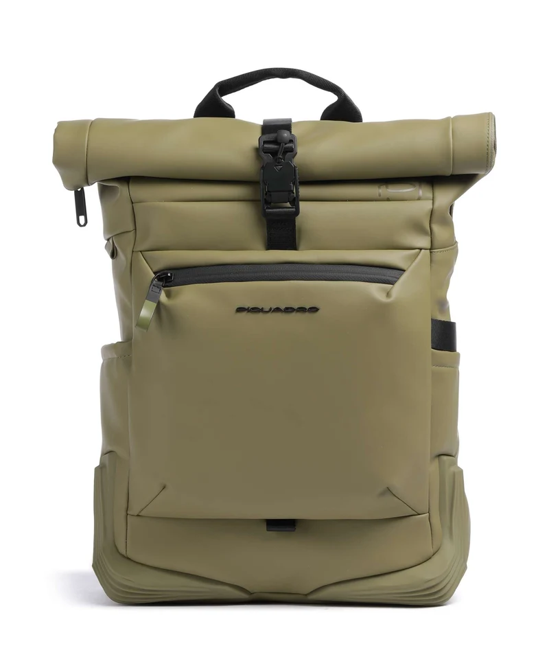 Piquadro Corner Special Rolltop Rucksack light green