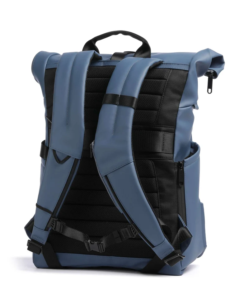 Piquadro Corner Special Rolltop Rucksack avio