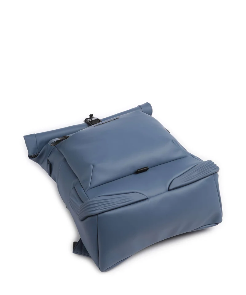 Piquadro Corner Special Rolltop Rucksack avio