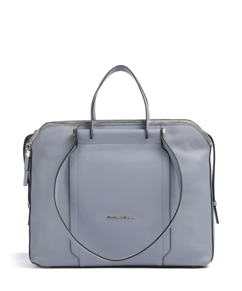 Piquadro W92T Shopper light blue