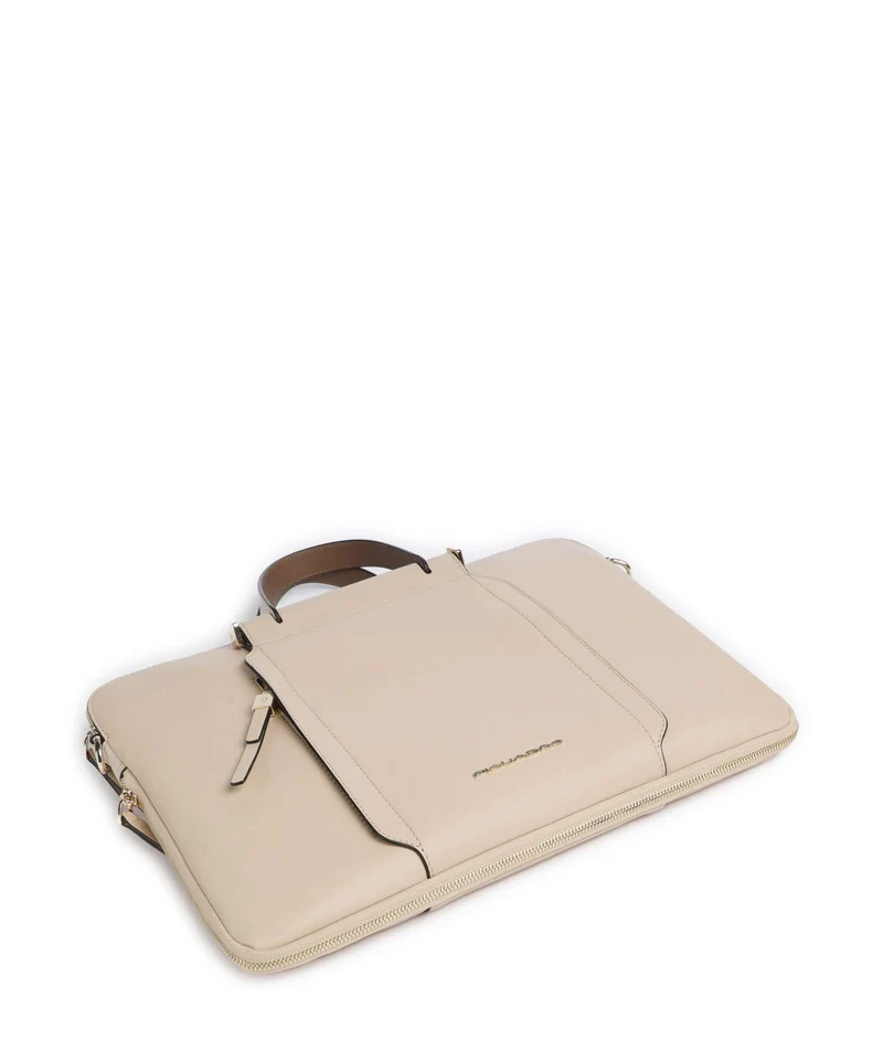 Piquadro Circle Aktentasche beige/cuoio