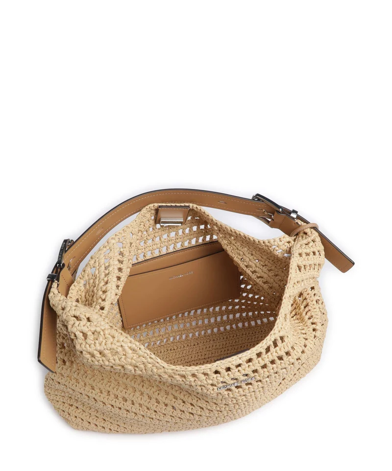 Michael Kors Nolita Large Beuteltasche natural/peanut