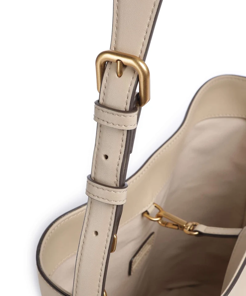 Pinko Belt Classic Bucket Handtasche beige/grigio fumo/antique gold