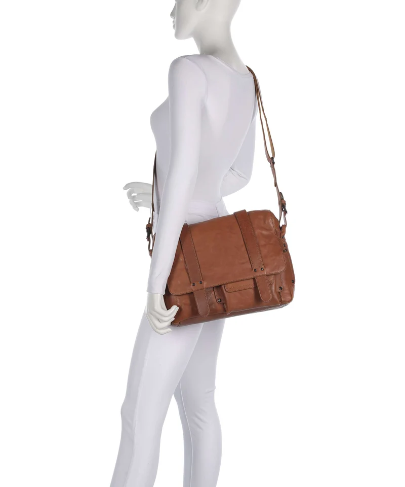 Aunts & Uncles Grandma's Luxury Club Mrs. Honey Pie Kuriertasche caramel