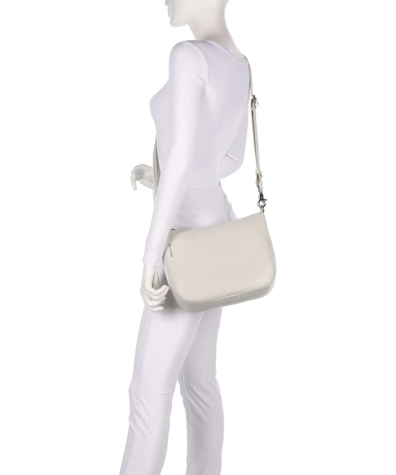 Mandarina Duck Mellow Leather Umhängetasche cashmere