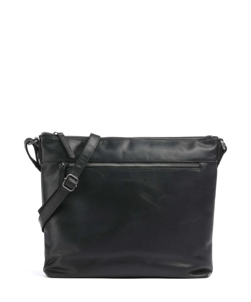 The Chesterfield Brand Wax Pull Up Cow Cartagena Umhängetasche black