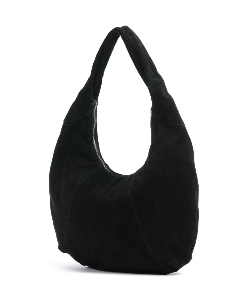 Núnoo Suede Gabi Beuteltasche black