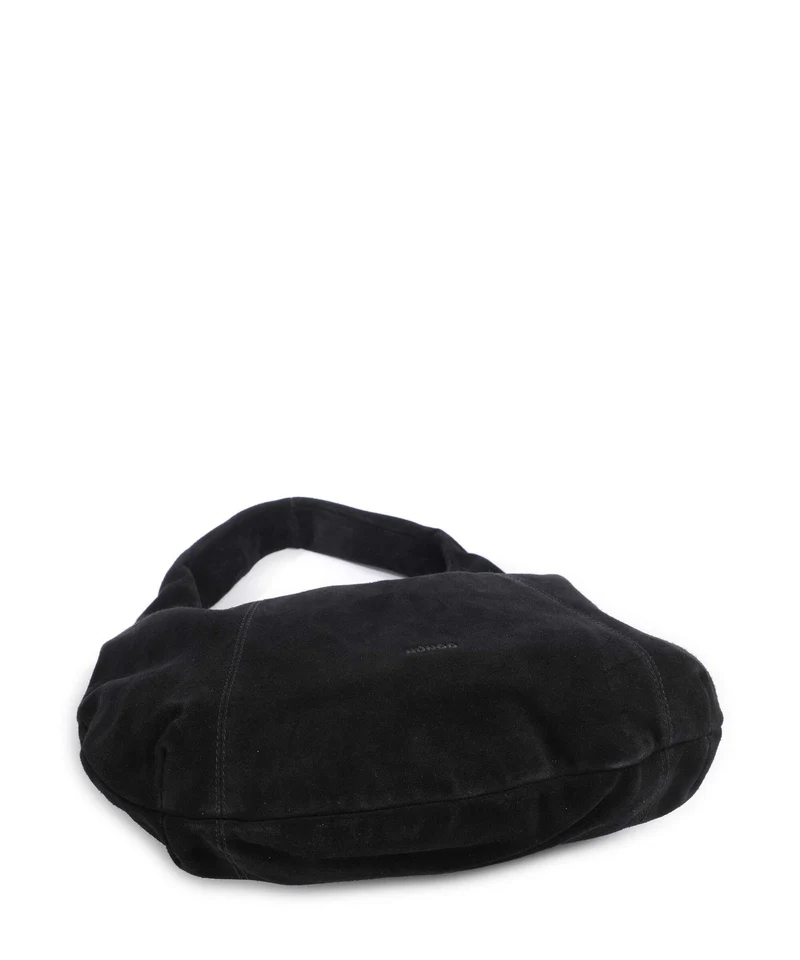 Núnoo Suede Gabi Beuteltasche black