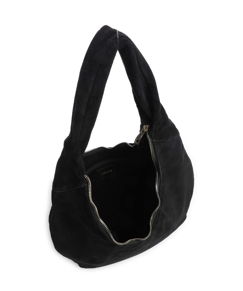 Núnoo Suede Gabi Beuteltasche black
