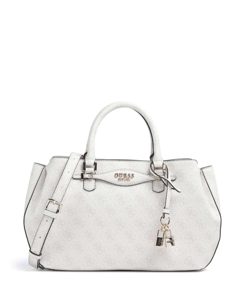 Guess Katya 4G Logo Handtasche white logo