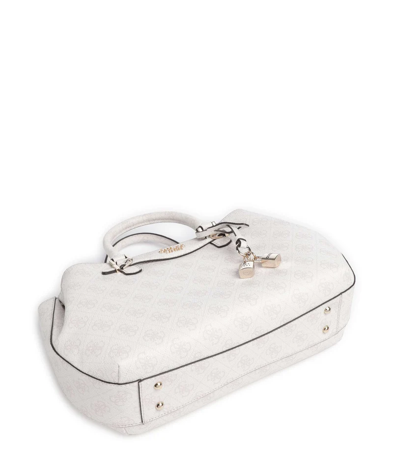 Guess Katya 4G Logo Handtasche white logo