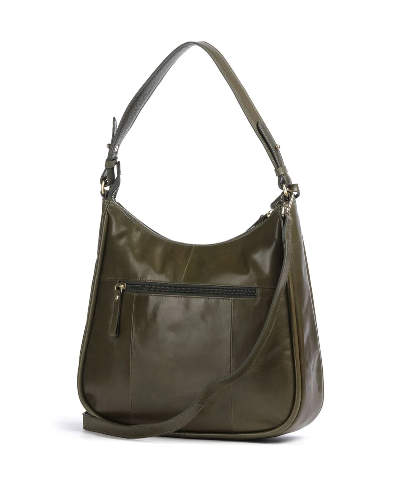 Burkely Vintage Veda Beuteltasche olive
