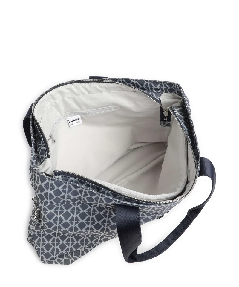Kipling Elevated Colissa Up Shopper navy sign