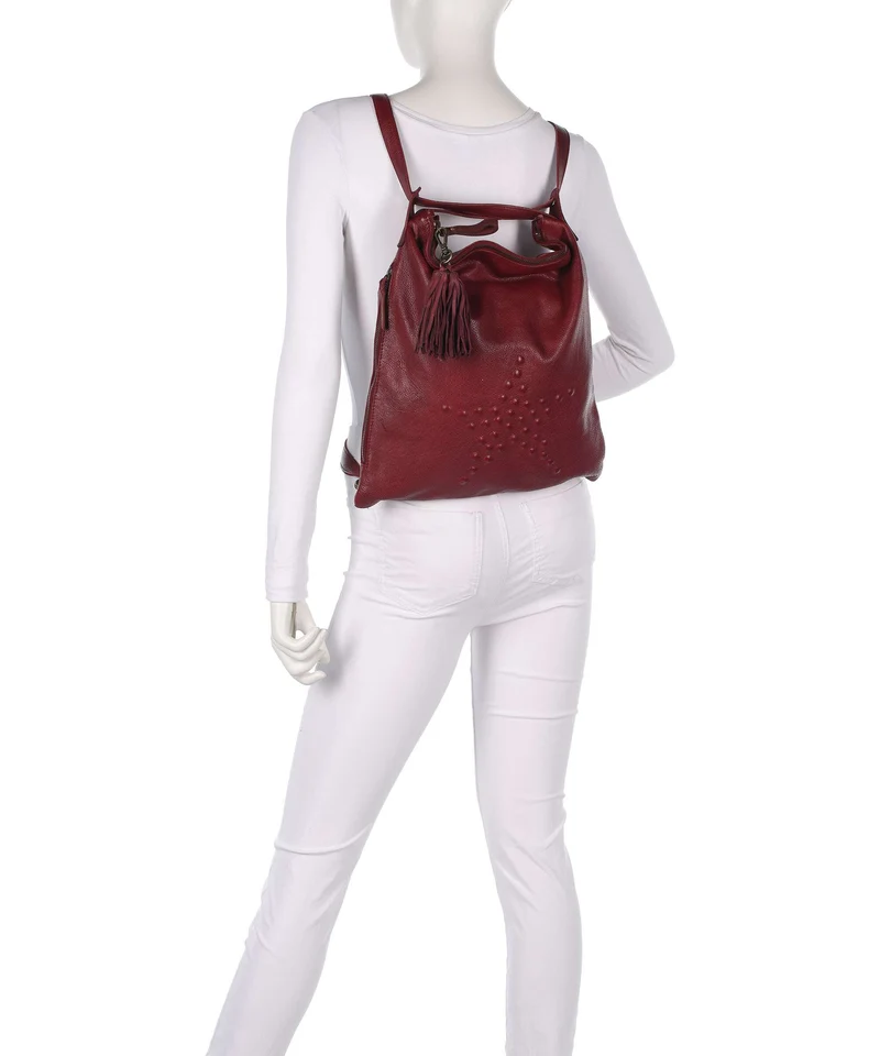 Taschendieb Wien Sternbergstrasse 4 Rucksack-Tasche red burgundy