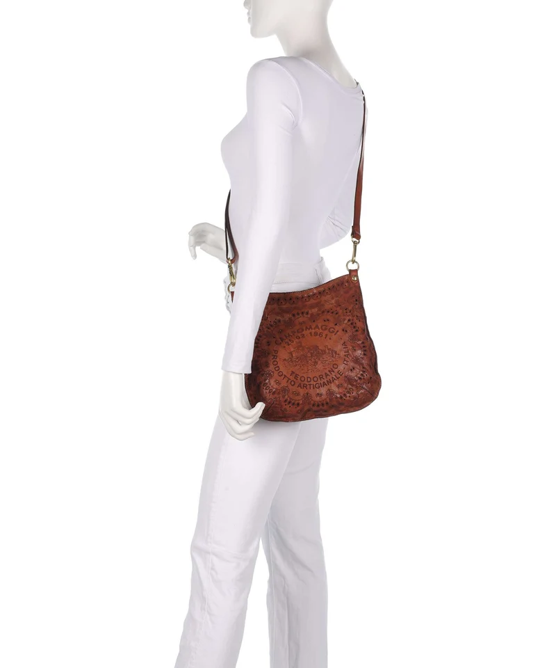 Campomaggi Schultertasche cognac