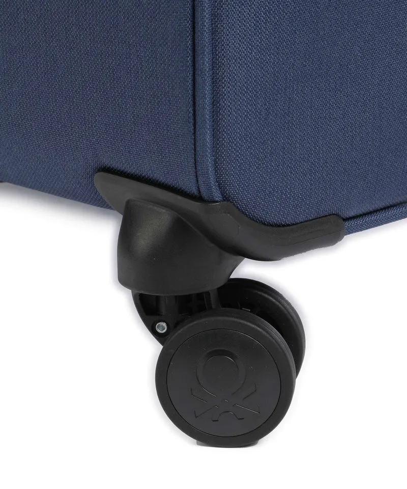 Delsey Paris x United Colors of Benetton BE 4-Rollen Trolley faded denim