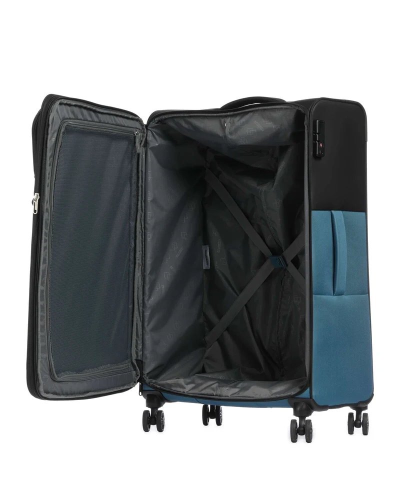American Tourister Daring Dash L 4-Rollen Trolley black/blue
