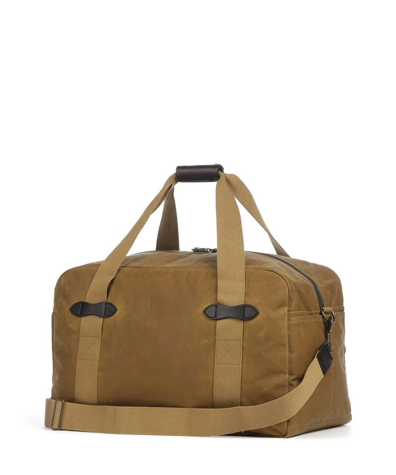 Filson Oil Finish Tin Cloth Weekender dark tan
