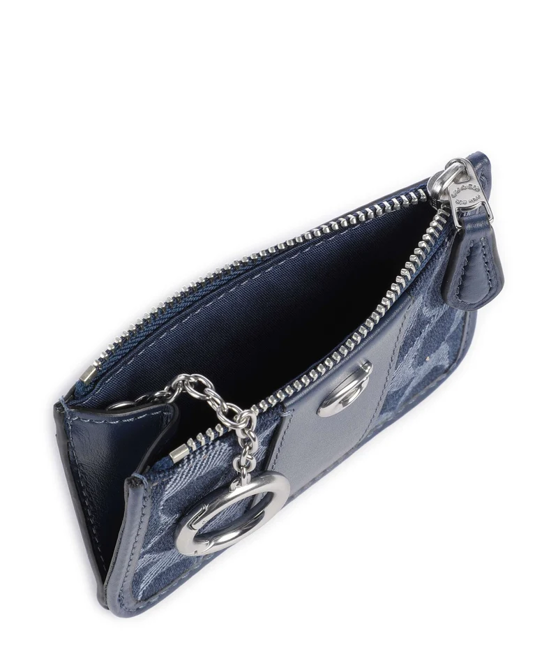 Coach Signature Kreditkartenetui deep blue/multicolour