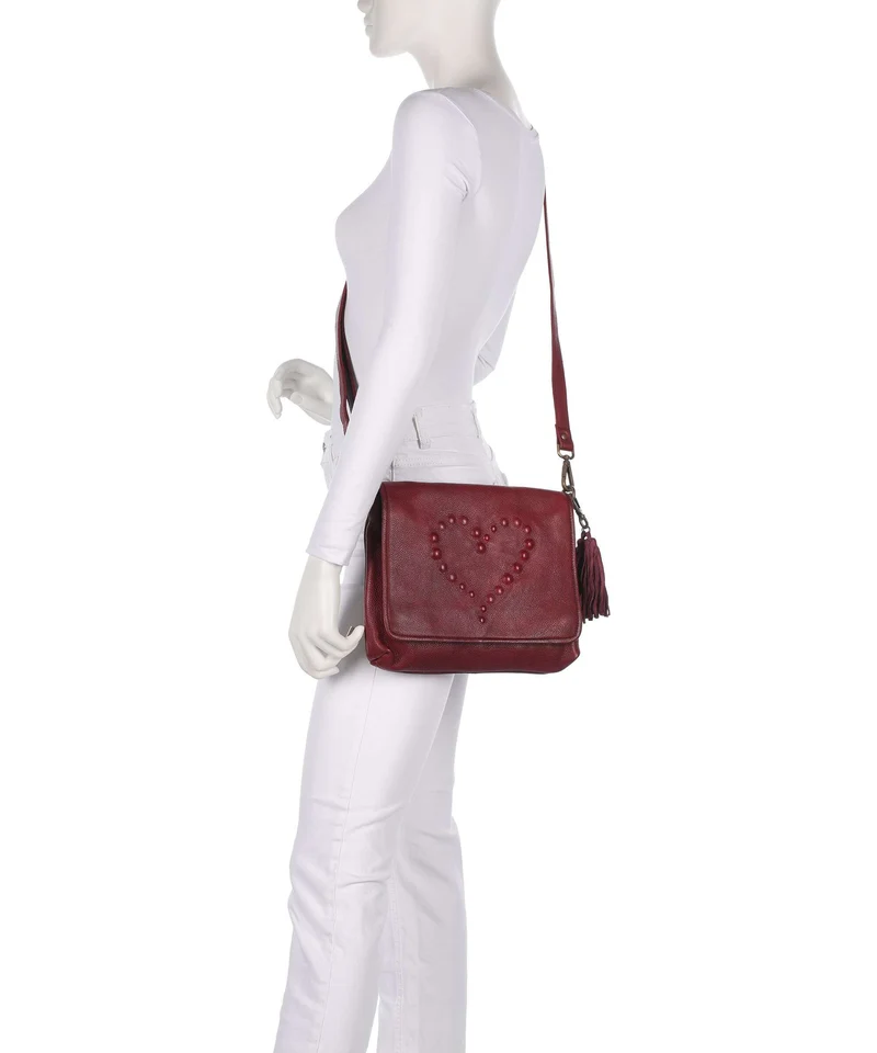 Taschendieb Wien Herzoggasse 4 Umhängetasche red burgundy