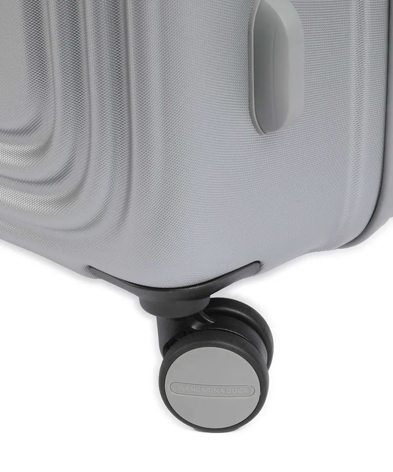 Mandarina Duck Logoduck+ 4-Rollen Trolley silver