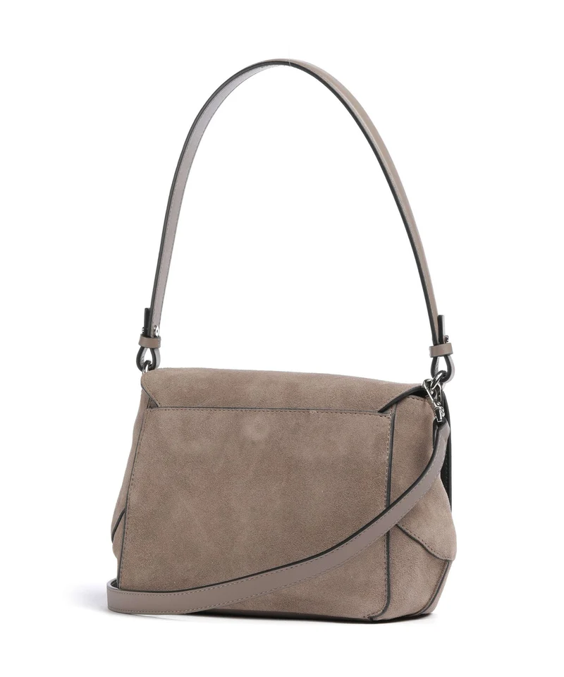 Liebeskind Lilly Suede M Schultertasche neutral gray