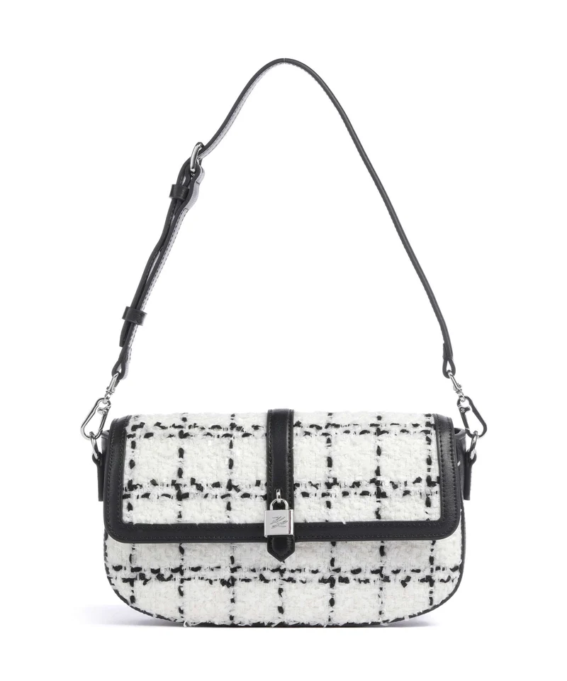 Karl Lagerfeld K/Autograph Boucle Schultertasche black/white