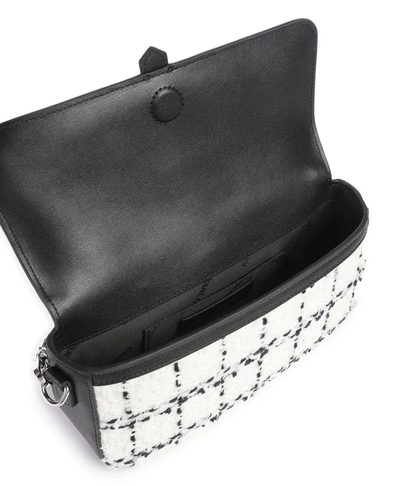 Karl Lagerfeld K/Autograph Boucle Schultertasche black/white