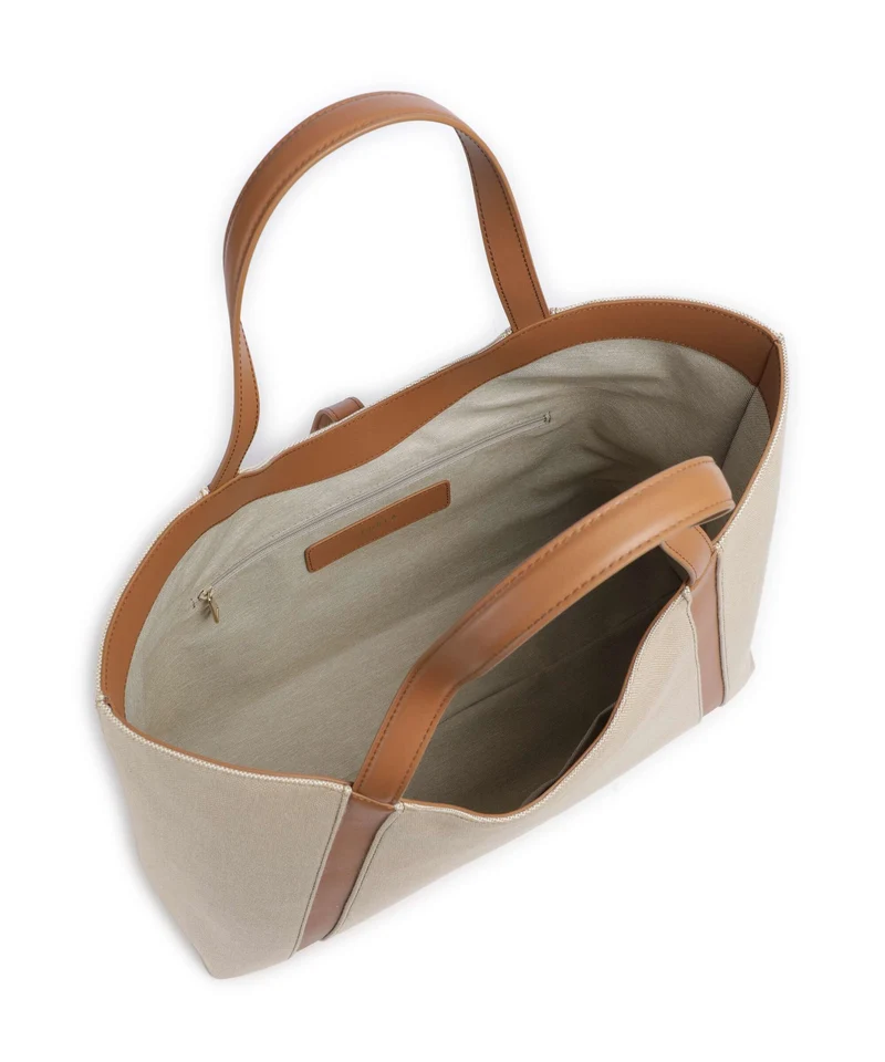 Furla Goccia XL Shopper naturale/brandy