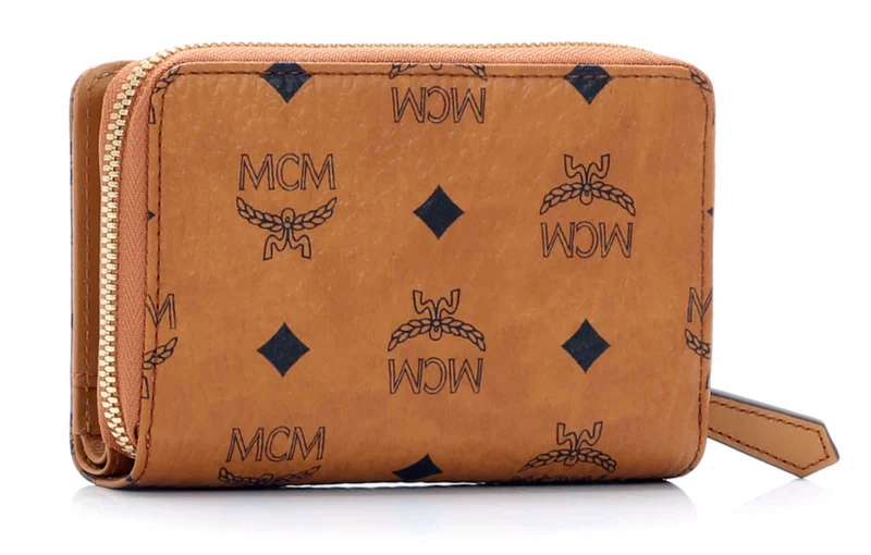MCM Geldbörse cognac