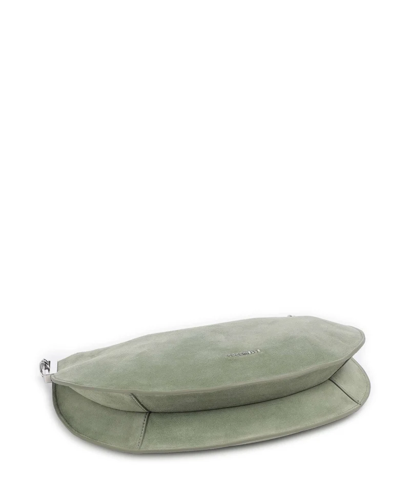 Coccinelle Sunup Suede Beuteltasche greenery