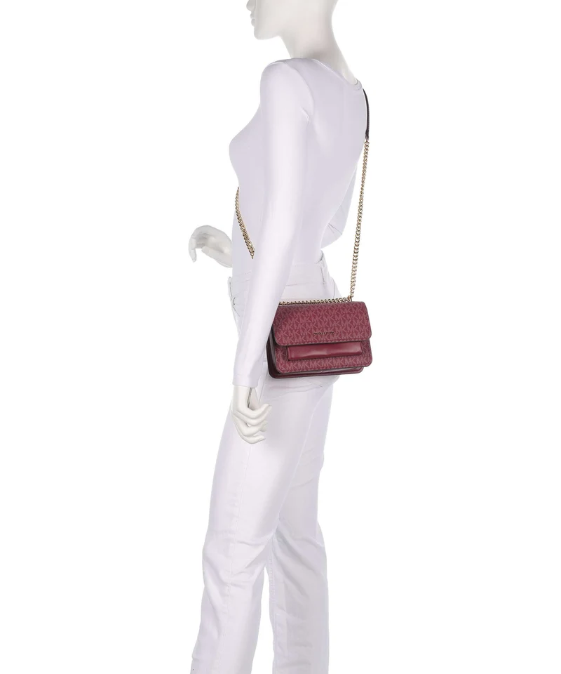 Michael Kors Claire Small Schultertasche mulberry