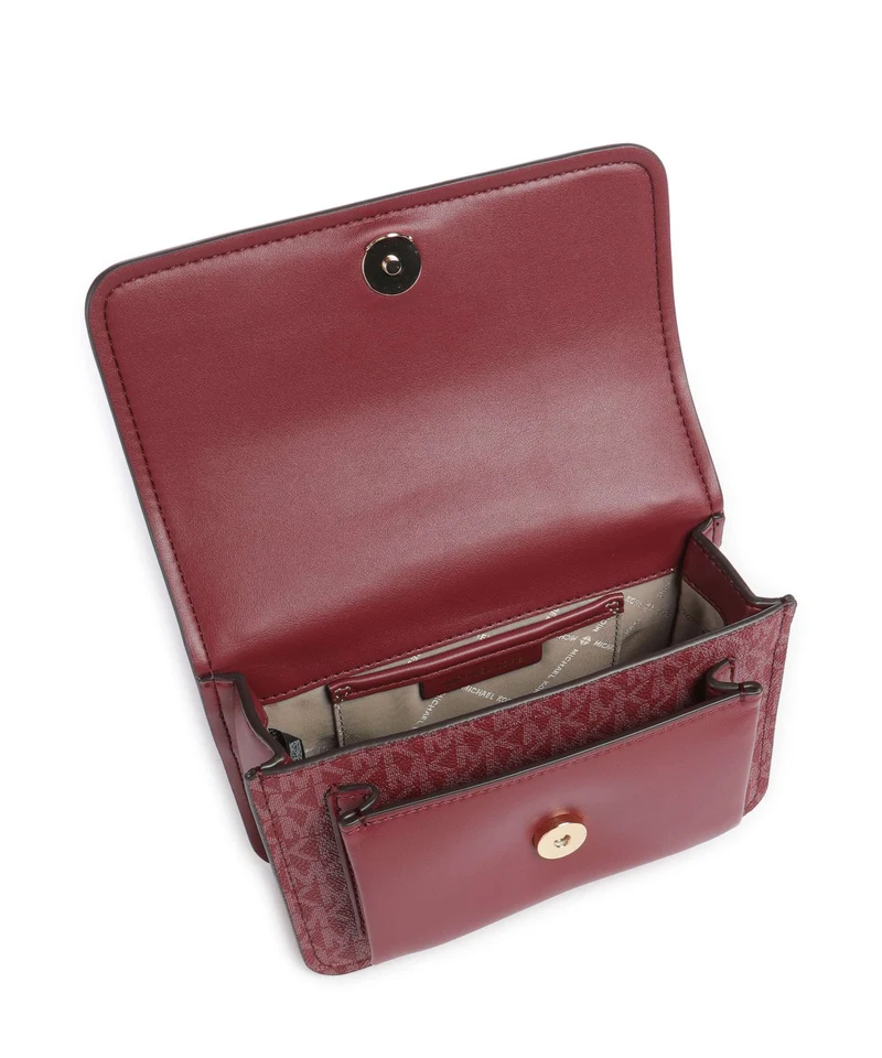 Michael Kors Claire Small Schultertasche mulberry