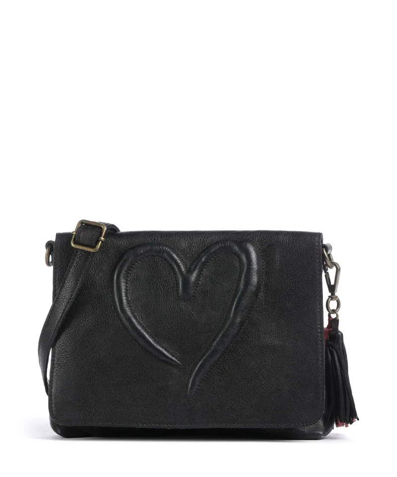 Taschendieb Wien Herzweg 3 Umhängetasche black bean