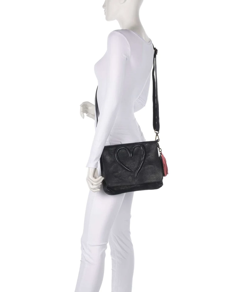 Taschendieb Wien Herzweg 3 Umhängetasche black bean