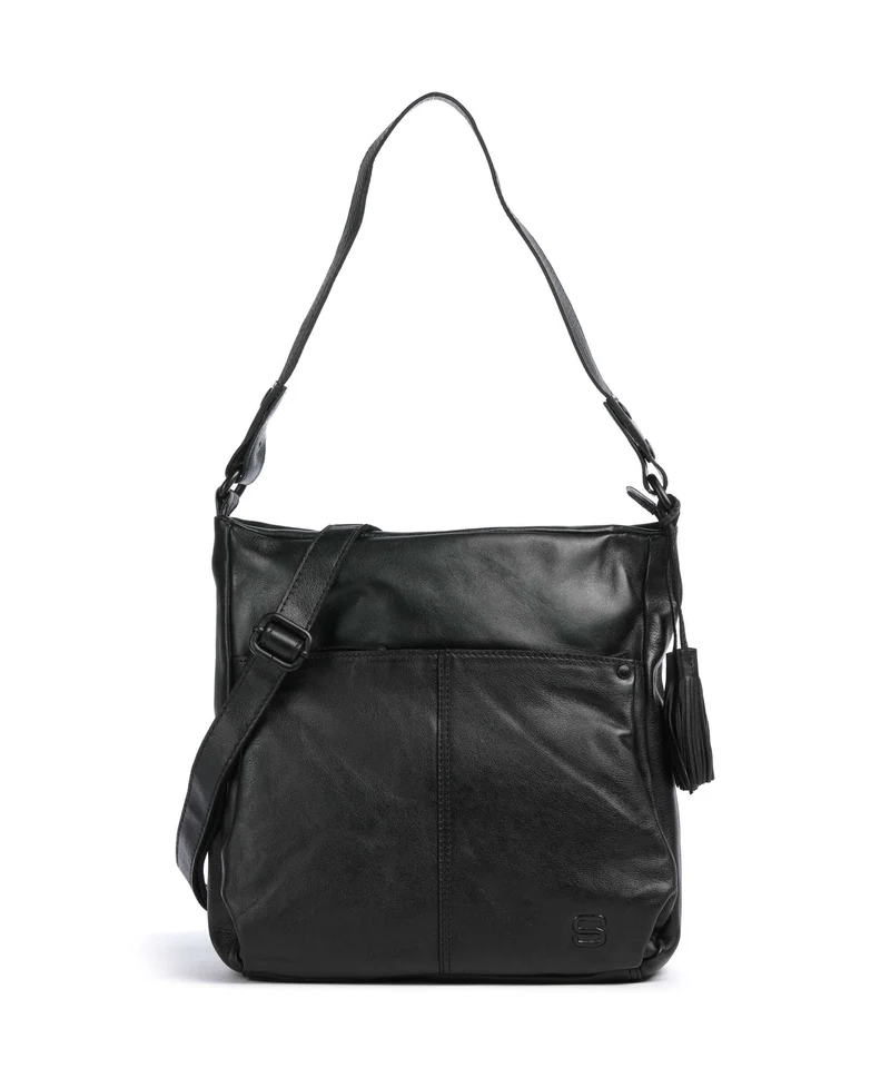 Spikes & Sparrow Apache Saar Schultertasche black
