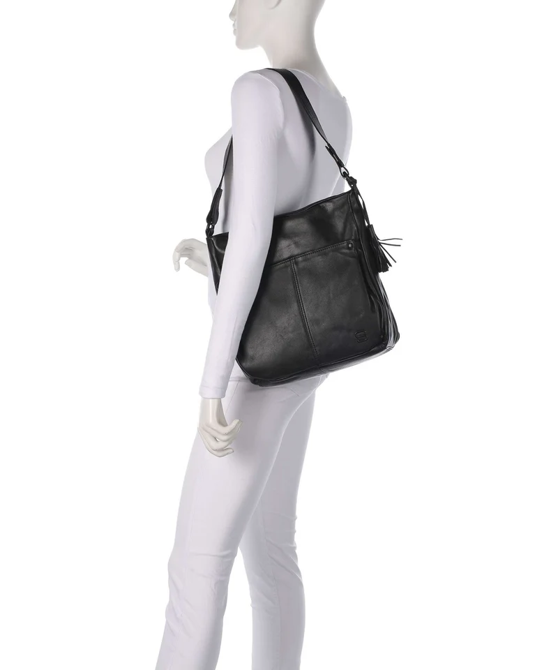 Spikes & Sparrow Apache Saar Schultertasche black
