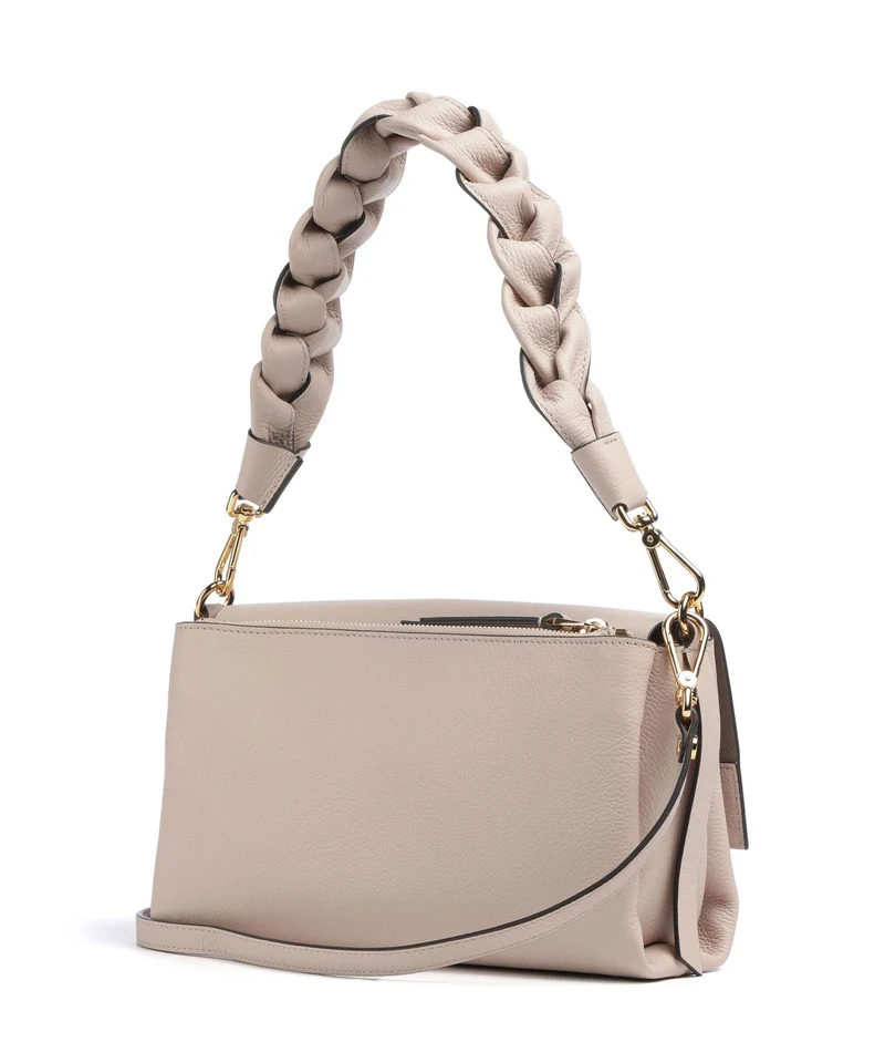 Coccinelle Boheme Grana Double Schultertasche rosette/warm taupe