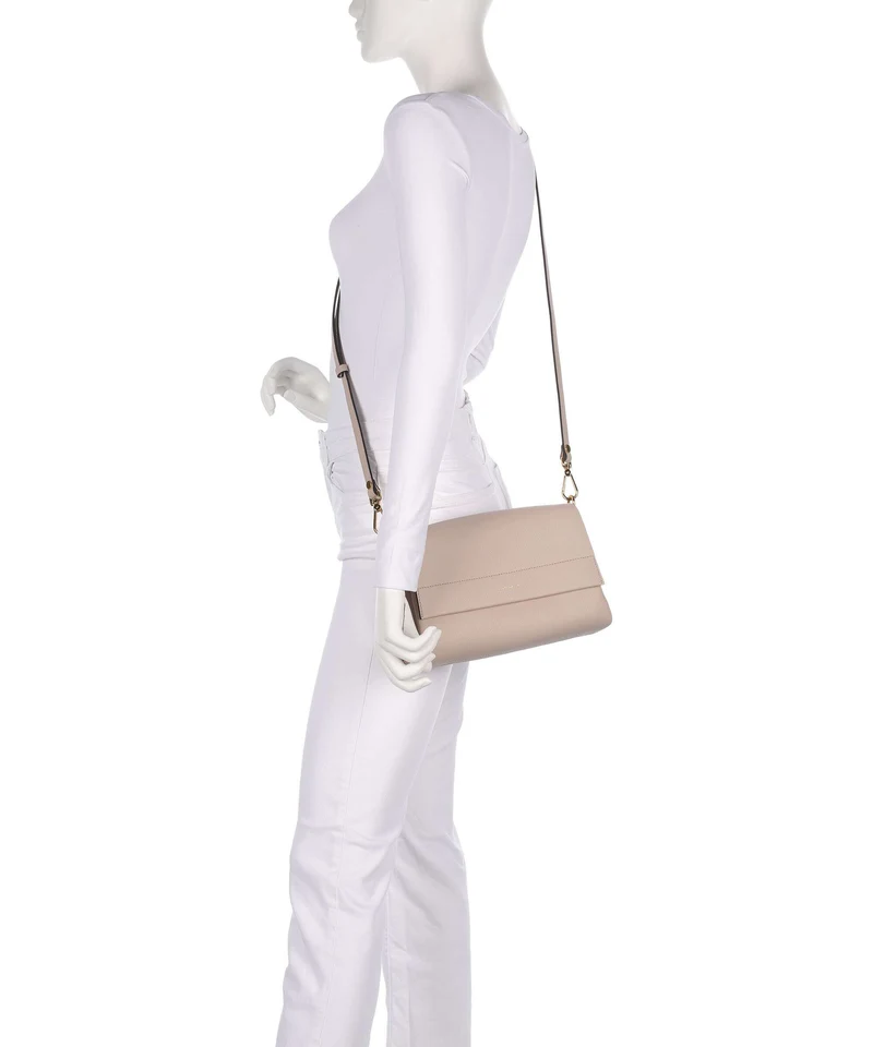 Coccinelle Boheme Grana Double Schultertasche rosette/warm taupe